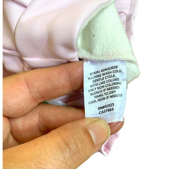 Halogen Faux Leather Shorts Pink Size Small NWT $79 MSRP - Picture 4 of 6